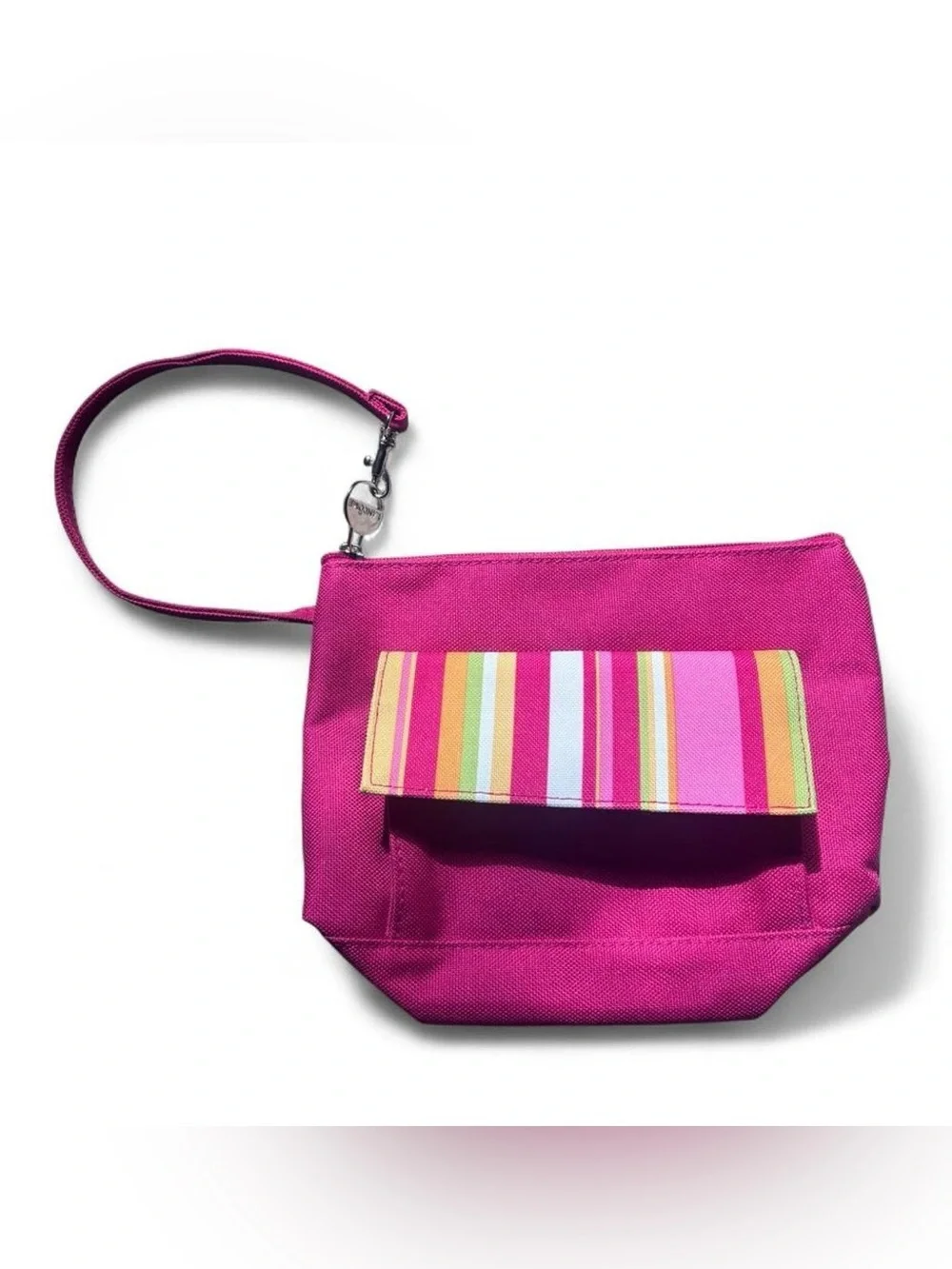Vintage Y2K 2000s Lancôme cosmetic travel pouch/wristlet